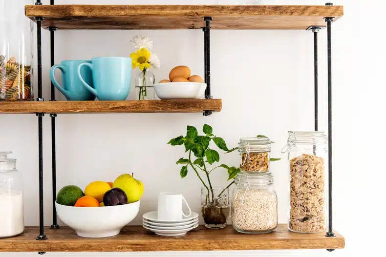 Use Space Risers in Your Cabinets 