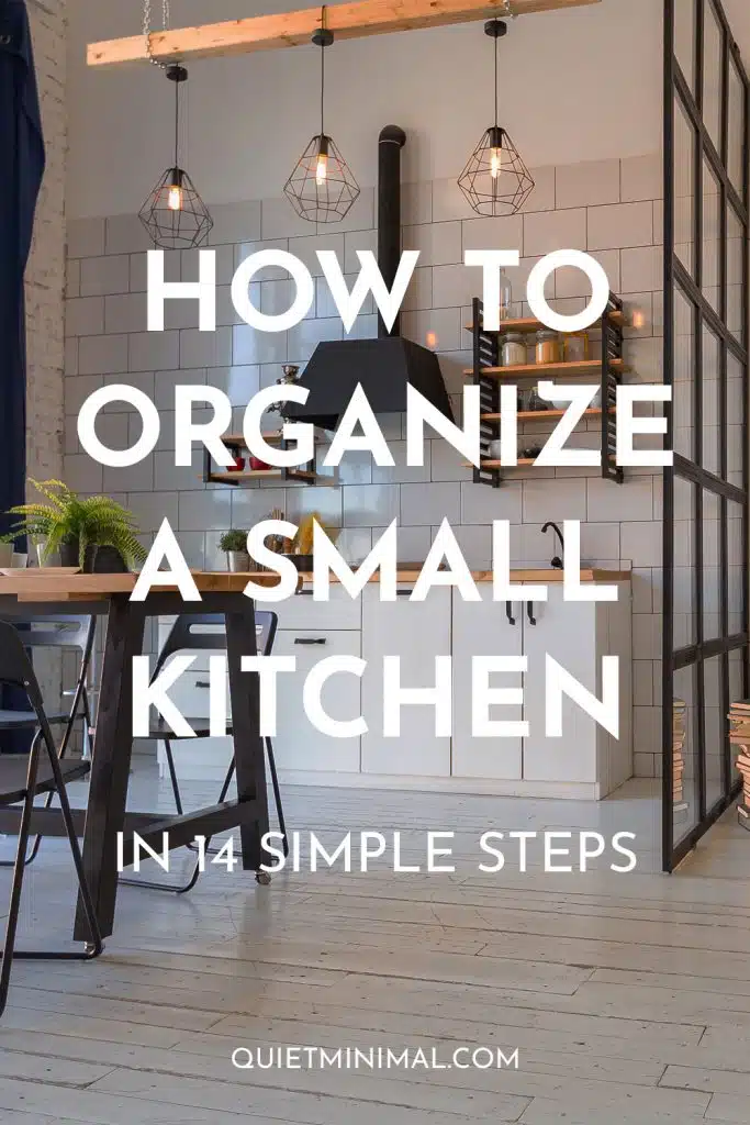 How to organize a small kitchen