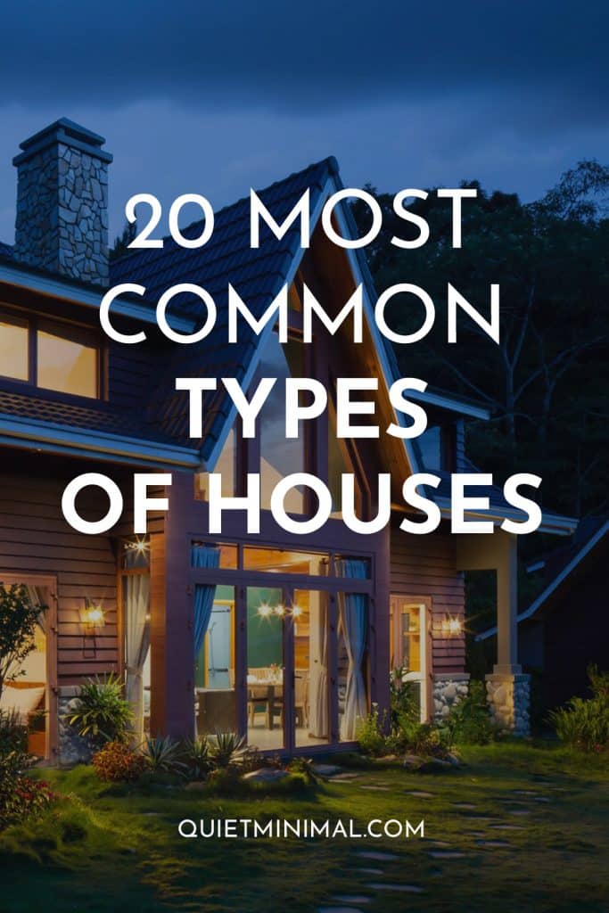 20 most common types of houses