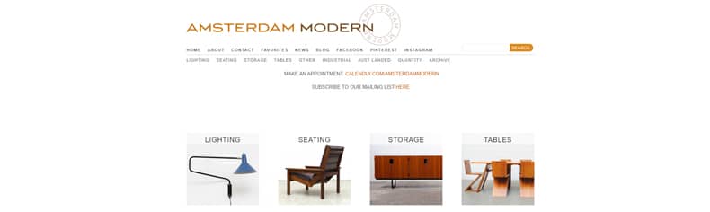 Amsterdam Modern Mid-Century Vintage Furniture Store