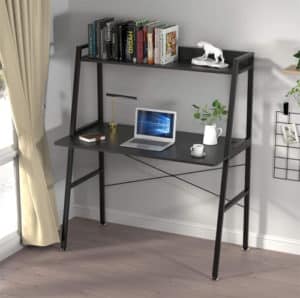 10 Amazing Minimalist Ladder Desk Ideas (with Shelf) in 2023