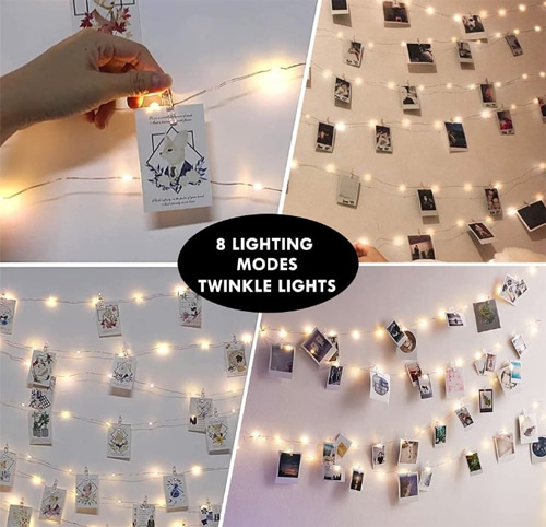 Cool things to have in your room Photo Clip Light String
