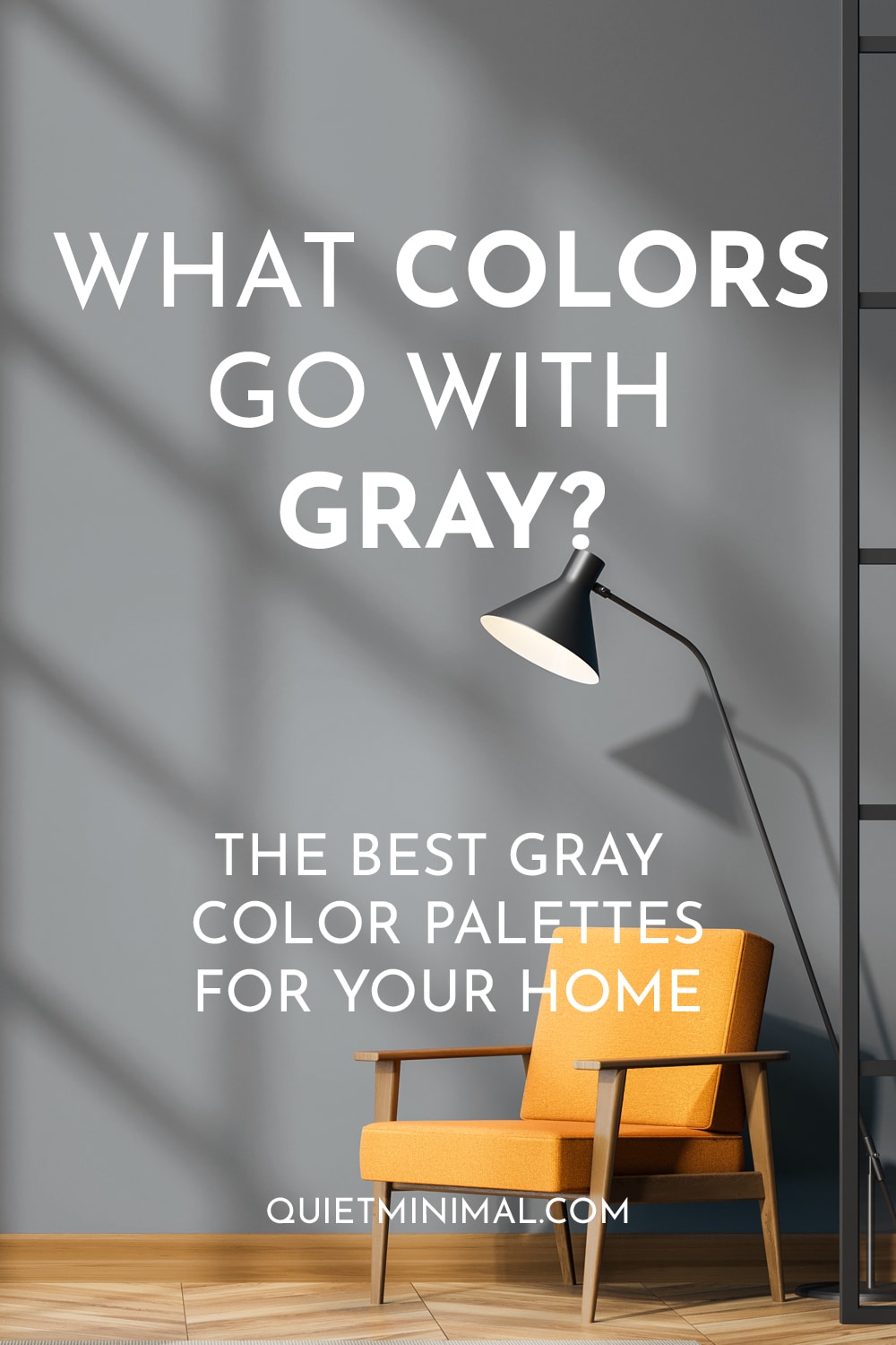 What colors go with gray, the best gray color palettes for your home