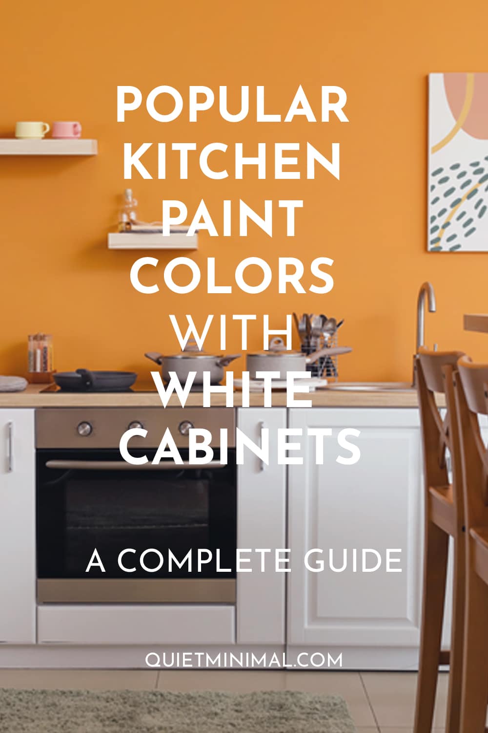 best wall color for white kitchen cabinets