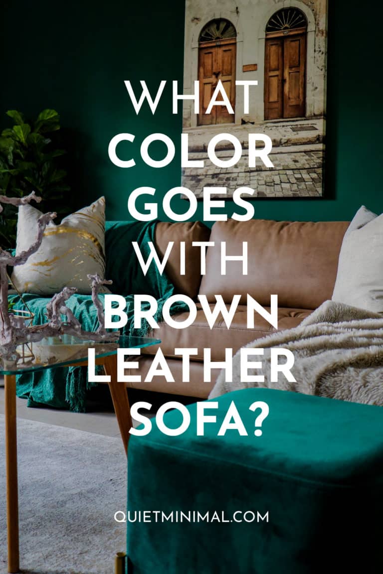 Brown Leather Sofas: Best Wall Color Matches - Quiet Minimal