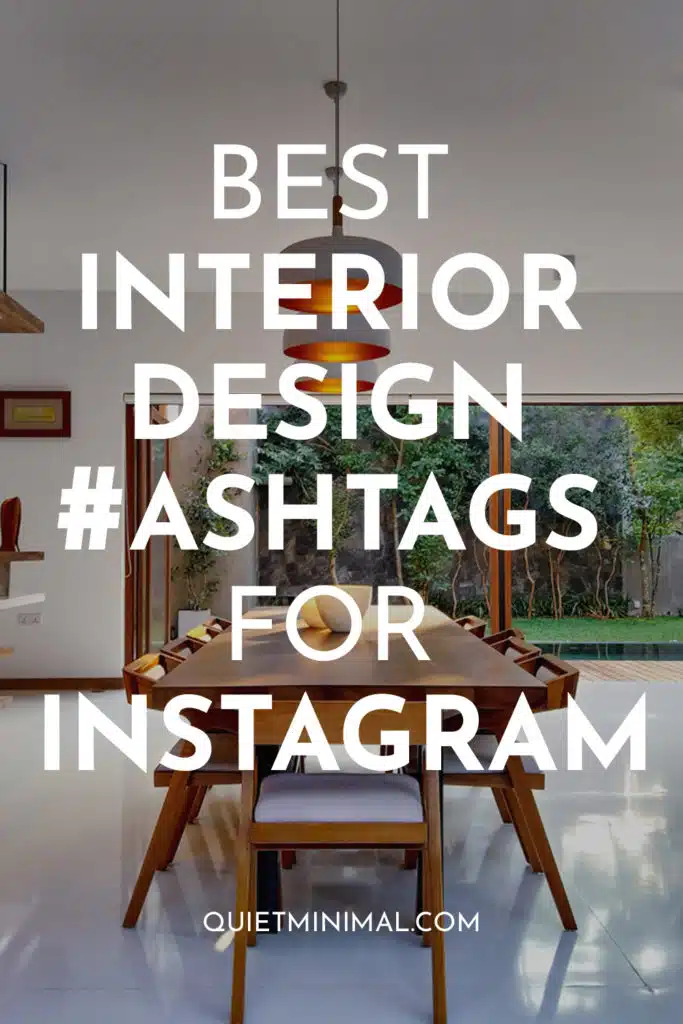 interior design hashtags