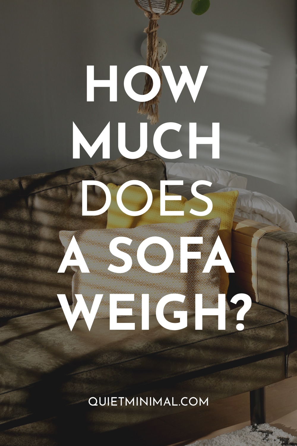 how much does a sofa weigh