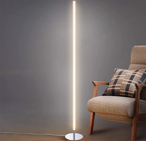 JONATHAN Y Iris LED Integrated Minimalist  Floor Lamp