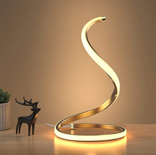 Minimalist Spiral LED Table Lamp
