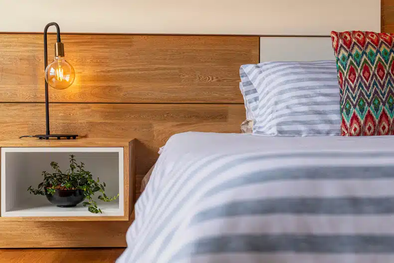 beige bedroom inspiration use cedar wood