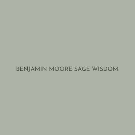 benjamin moore sage wisdom