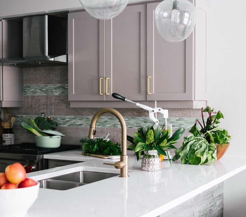 sage green kitchen tiles