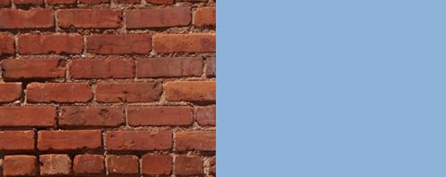 exterior brick paint blue-gray color