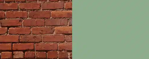 exterior brick paint sage green color