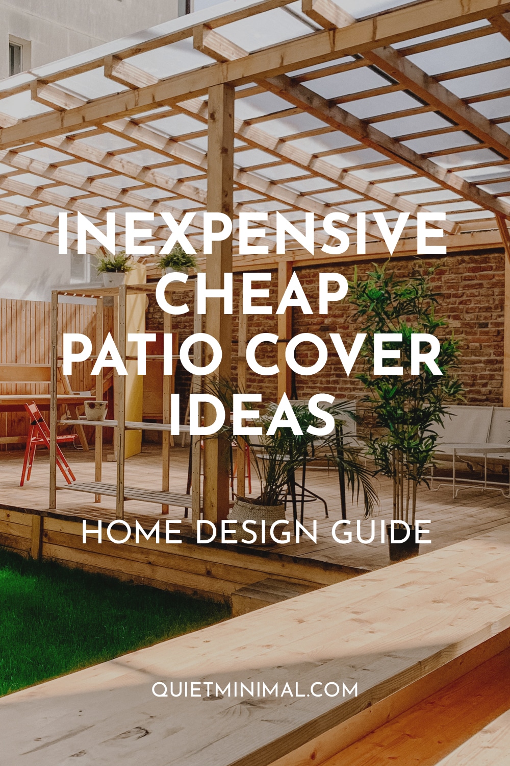 inexpensive cheap patio cover ideas