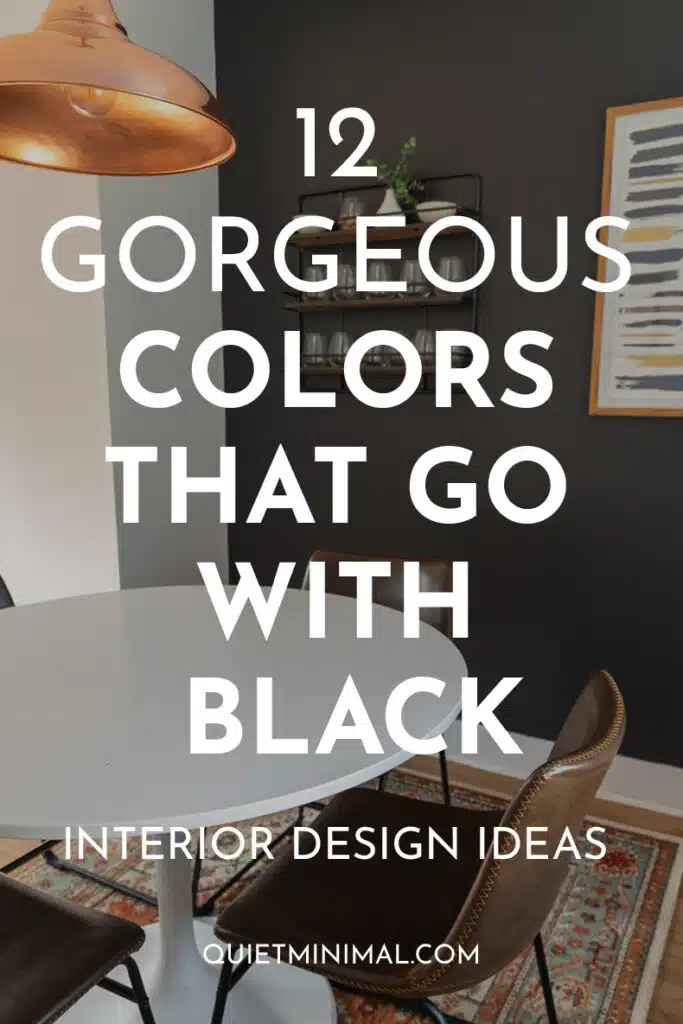 12 Gorgeous Colors That Go With Black