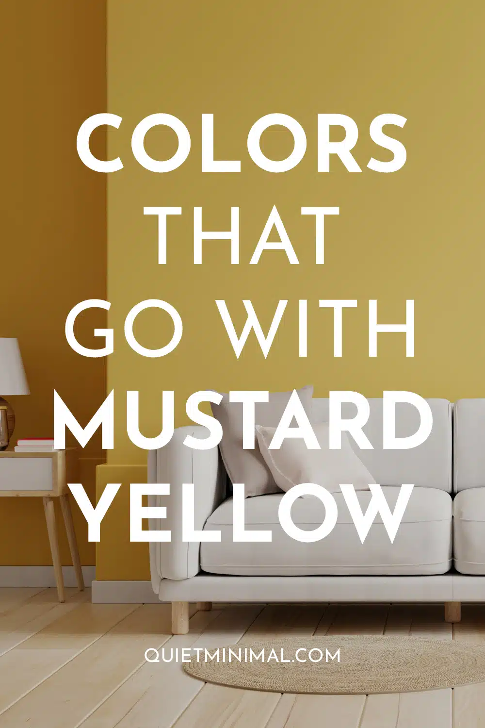 colors that go with mustard yellow