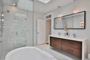 Nordic Scandinavian Bathroom Design (Tips & Inspiration) - Quiet ...