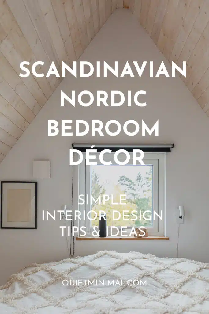 scandinavian nordic bedroom decor
