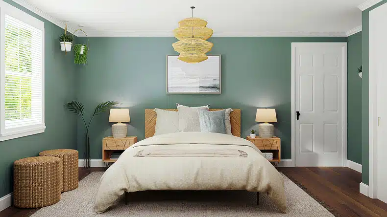 colors that go with sage green cream