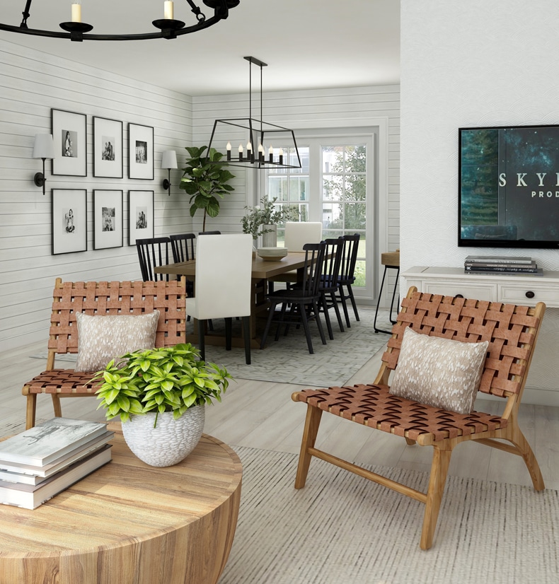 livingroom and diningroom combo