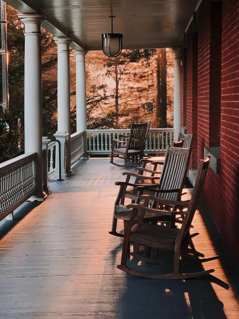 rocking chair, front porch