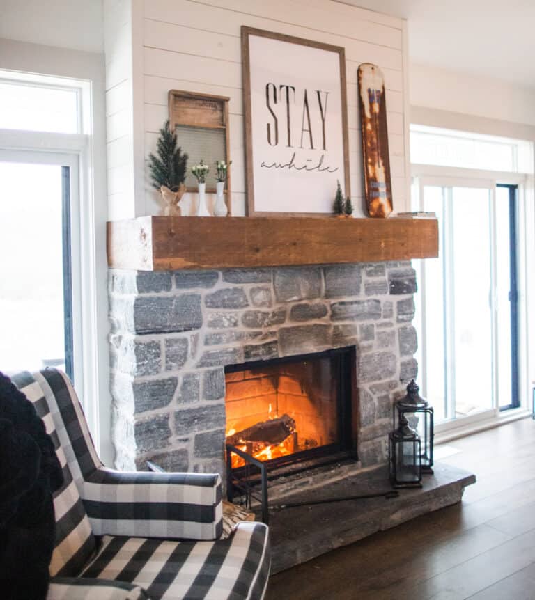 Fireplace Mantel: The Ideal Height Uncovered - Quiet Minimal