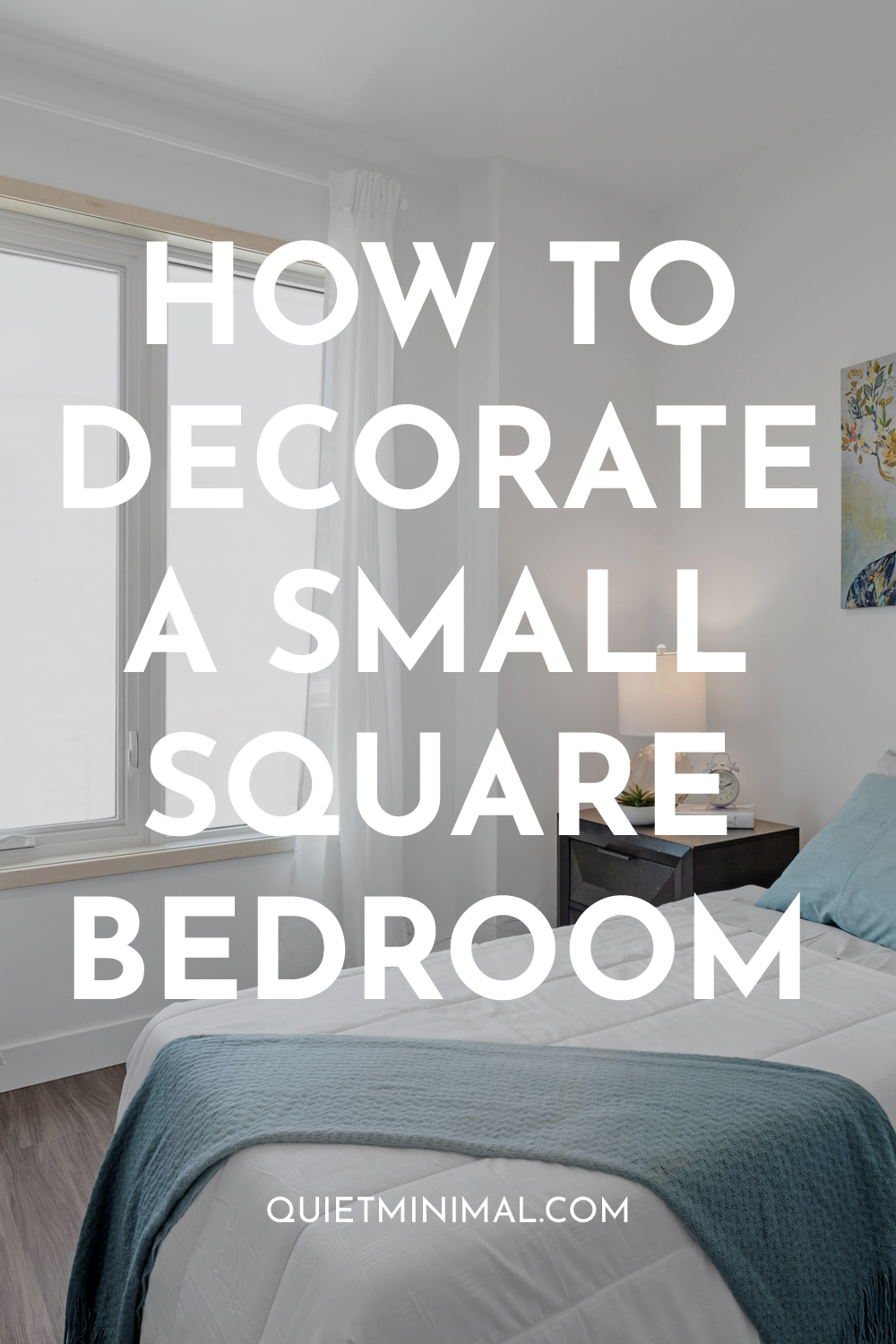 how to decorate a small square bedroom
