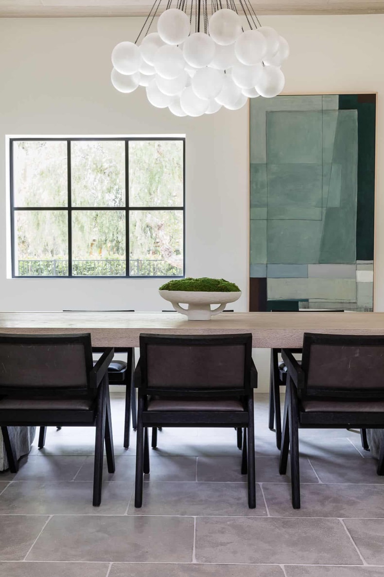 la Jolla project, contemporary minimalist dinning room