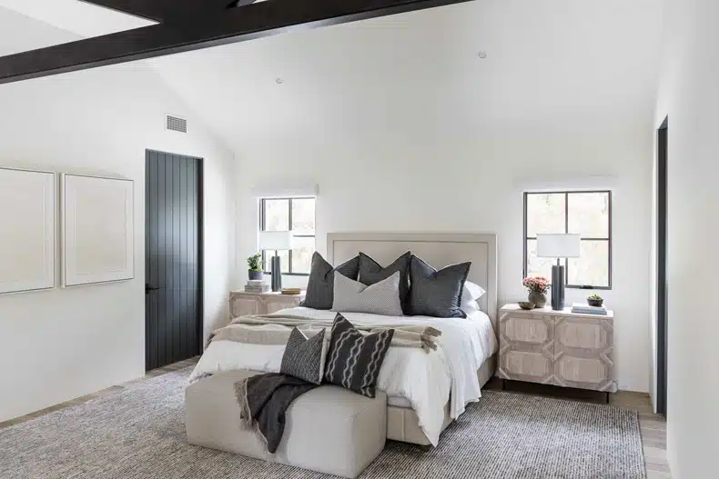 la Jolla project, contemporary minimalist bedroom