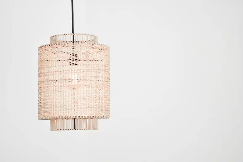 Boho Kitchen Island Lighting Bamboo Lattice Pendant Light .webp