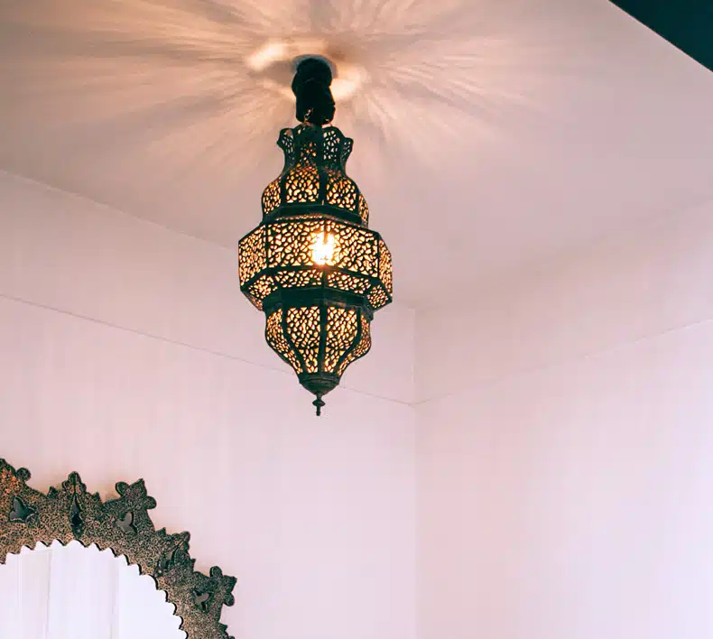 Moroccan handmade hanging light