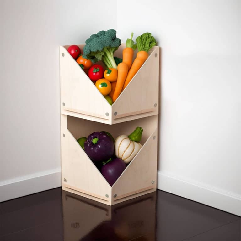 vegetable storage bin tutorial