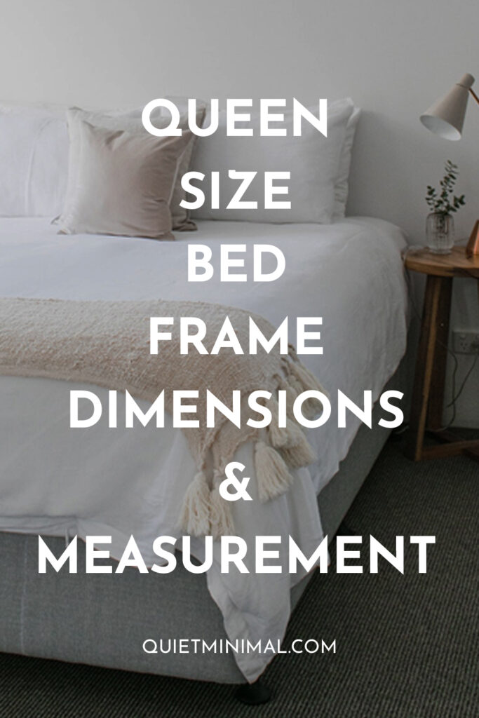 measurement of queen size bed frame