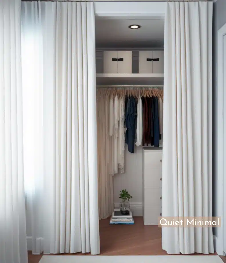 Beyond the Ordinary: 7 Fresh Closet Door Alternatives! - Quiet Minimal