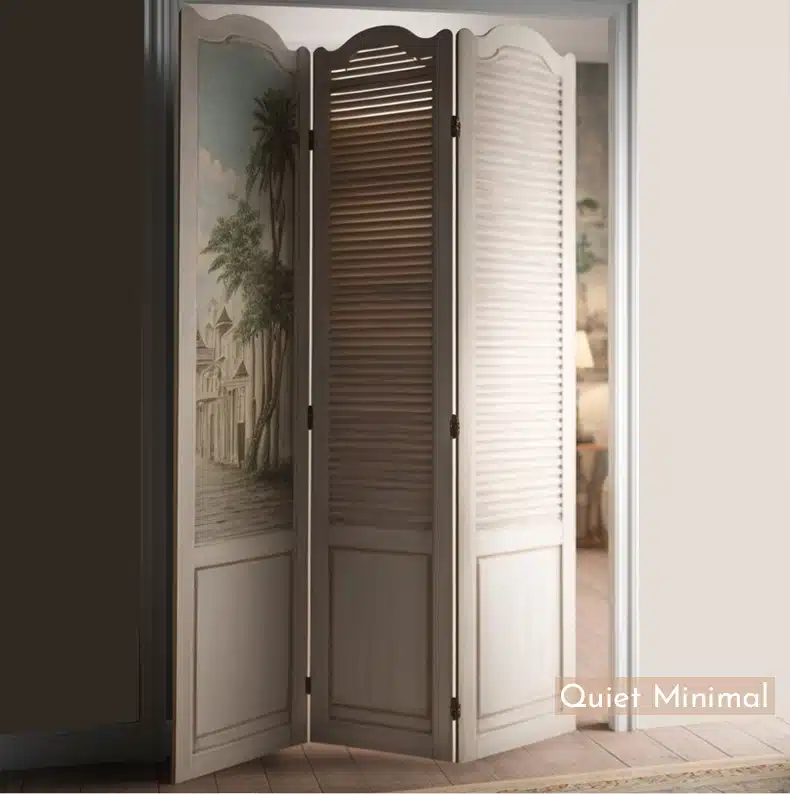 french screen closet door idea