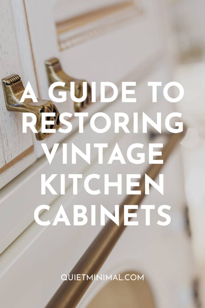 a guide to restoring vintage old cabinet