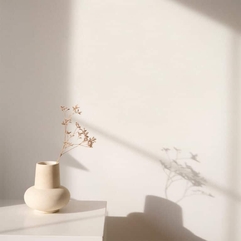 zen atmosphere home with minimalism