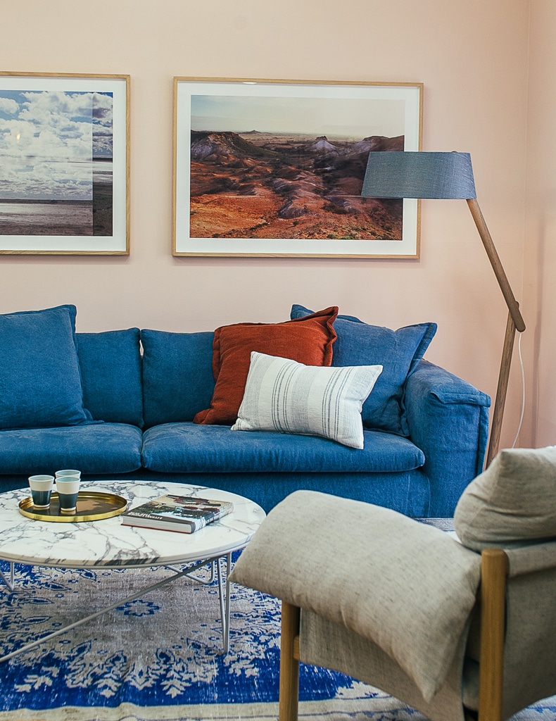 interior bright and bold color balance