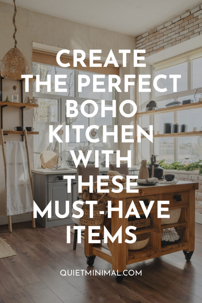 boho kitchen must-have items