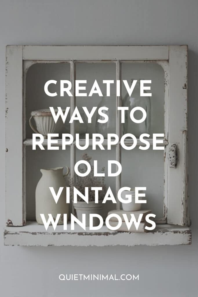 transform old windows into home decor
