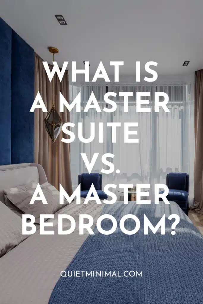 what is a master suite vs a master bedroom