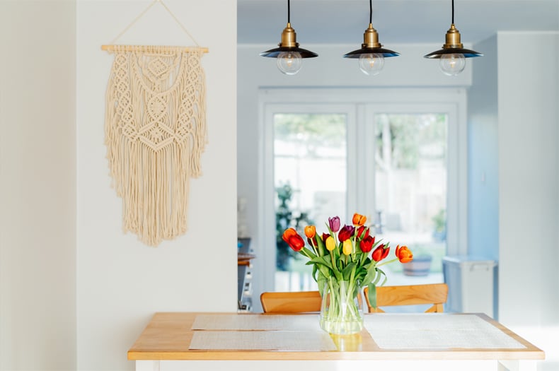 In the kitchen, boho wall art ideas can become a fun and creative expression of your personality. Boho style is a way to make a space feel eclectic and inviting. It combines colors, textures, prints, and shapes to create a one-of-a-kind look.
