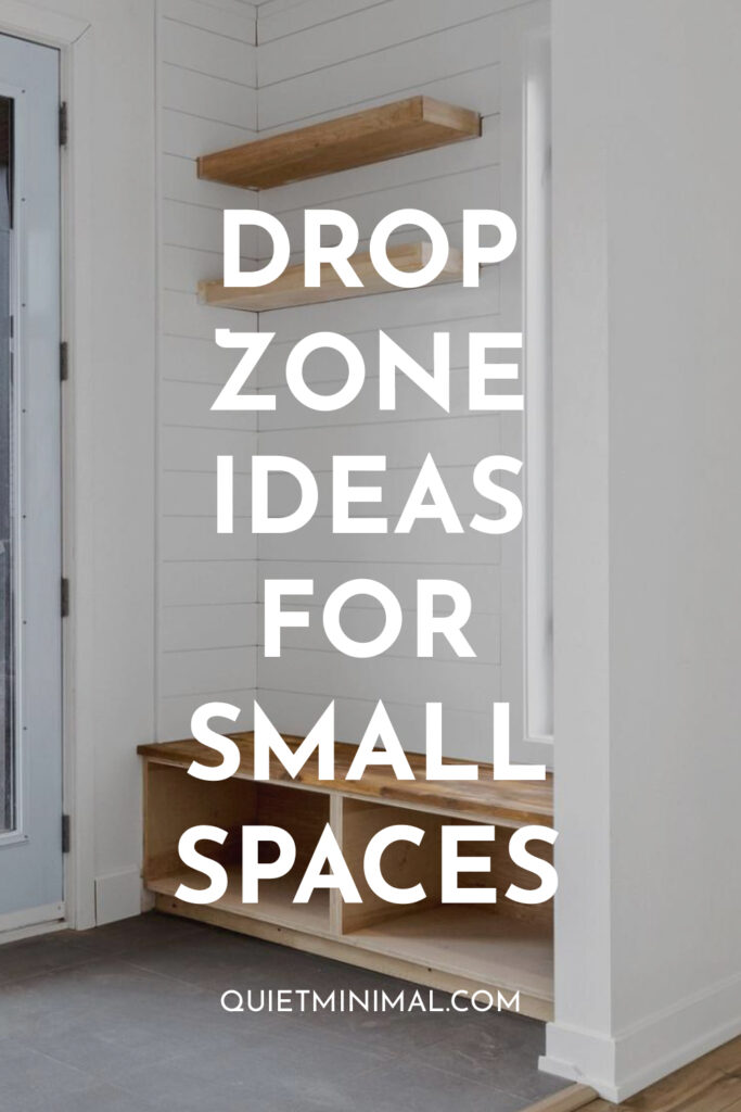 drop zone ideas for small spaces