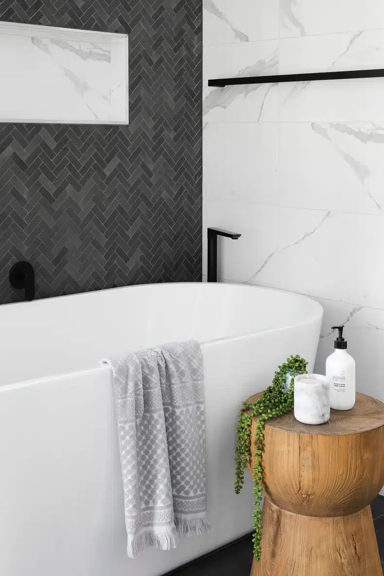 minimalist design principles for a small bathroom