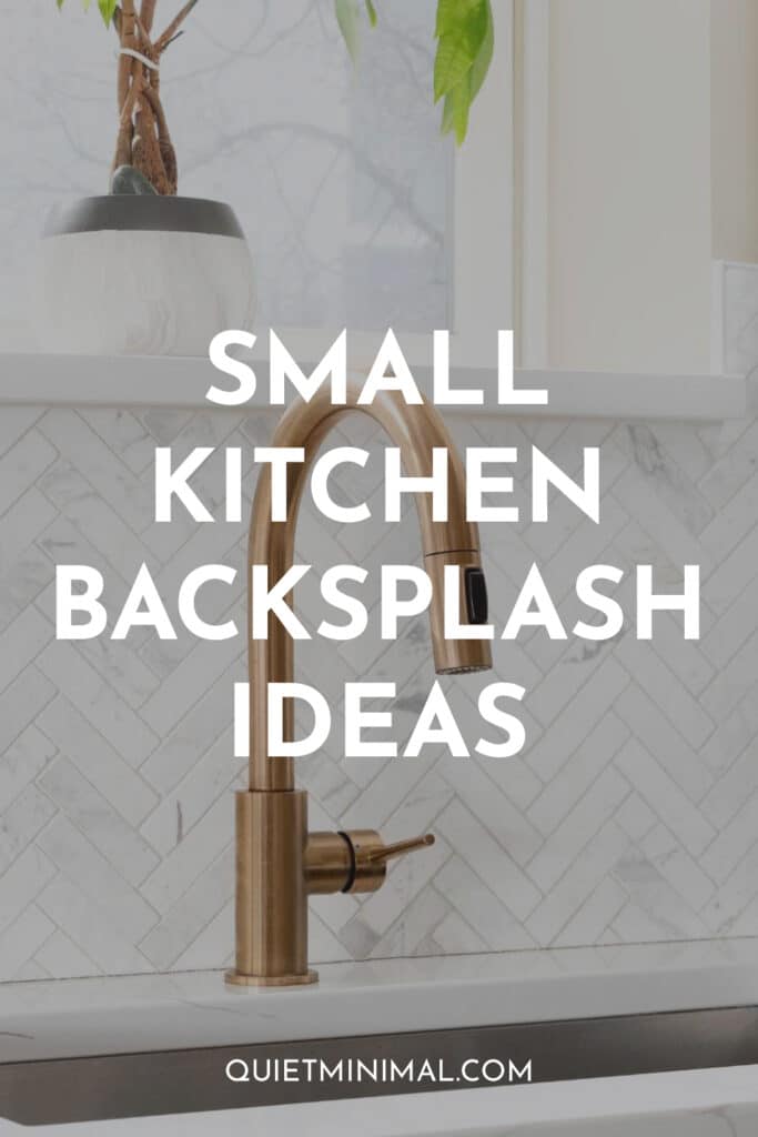Various kitchen backsplash ideas to add style and functionality to your small kitchen space