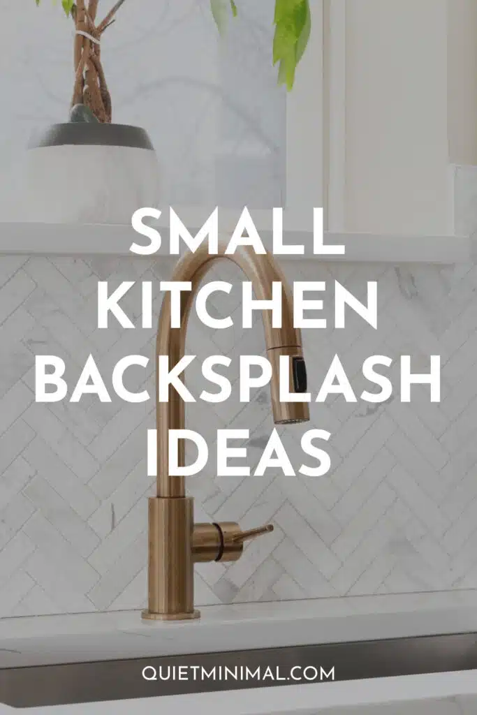 Various kitchen backsplash ideas to add style and functionality to your small kitchen space