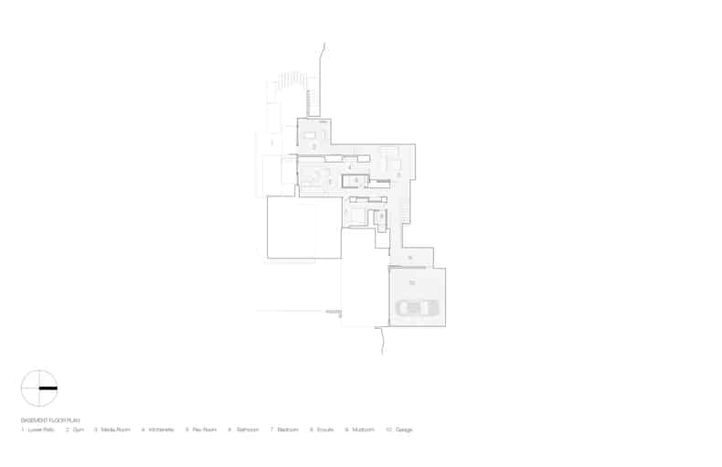 basement plan of an Esquimalt House