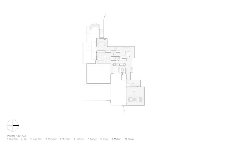 basement plan of an Esquimalt House