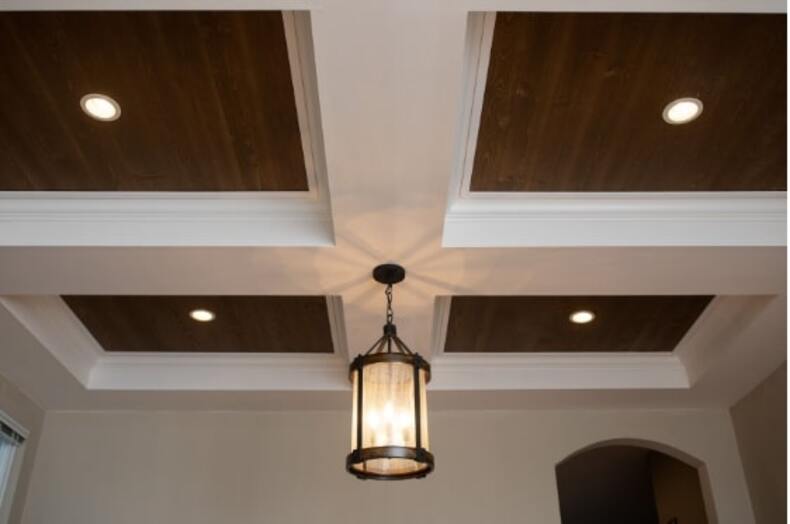 coffered ceiling led lighting